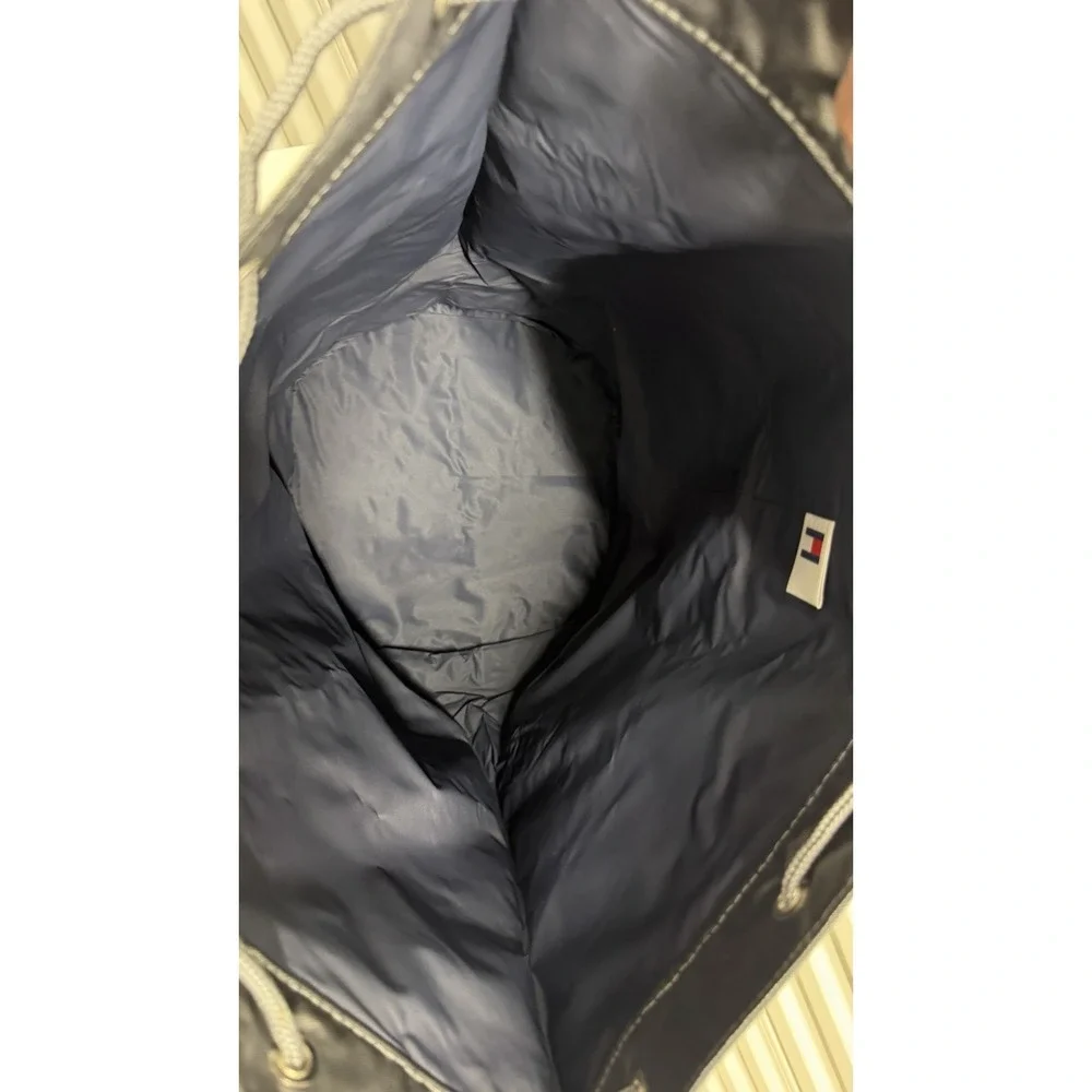 Tommy Hilfiger Flag Duffle Weekender  Sling Bag Drawstring